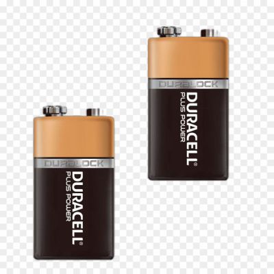 9V Duracell Battery Transparent Image PNG Isolated - Pngsource