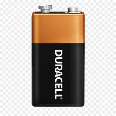 9V Duracell Battery Transparent Isolated PNG - Pngsource