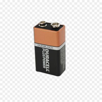 9V Duracell Battery Transparent PNG Isolated - Pngsource