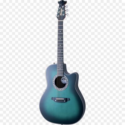 Acoustic Blue Guitar PNG Clipart Background - Pngsource
