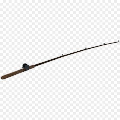 Black Fishing Pole PNG Clipart Background - Pngsource