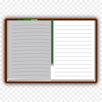 Blank Pages Notebook Transparent File - Pngsource