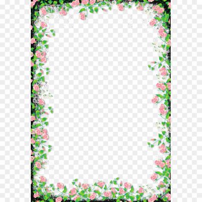 Clipart-Flower-Border-Frame-PNG.png PNG Images Icons and Vector Files - pngsource