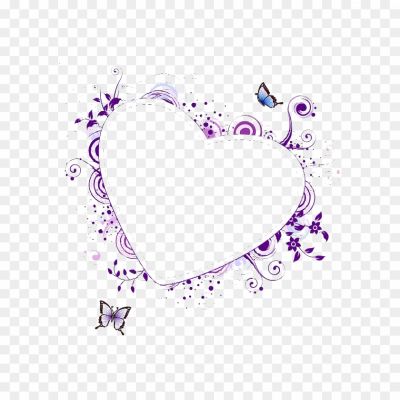 Cute Heart Frame PNG Image - Pngsource