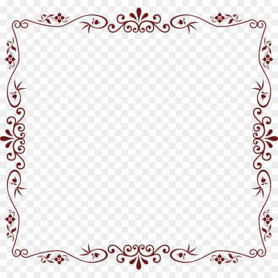 Floral-Border-Frame-PNG-File.png PNG Images Icons and Vector Files - pngsource