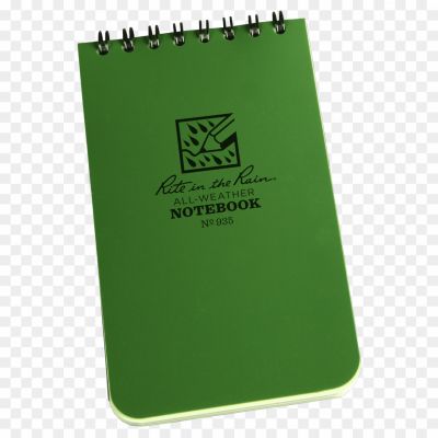 Green Notebook Free PNG Q73HENH0 - Pngsource