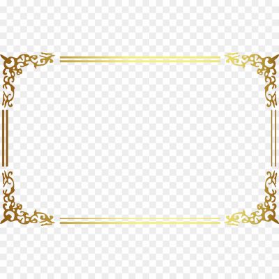 Rectangle-Golden-Frame-Transparent-Background-Pngsource-FQ60SVLL.png