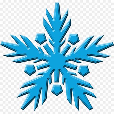 Snowflake Blue Download Free PNG - Pngsource