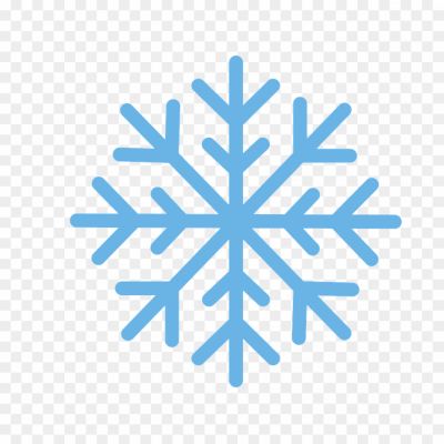 Snowflake Blue Free PNG - Pngsource