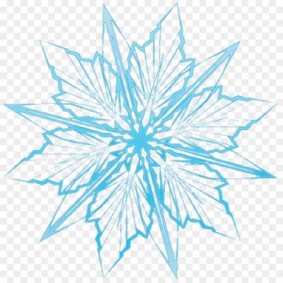Snowflake Blue Ice PNG Clipart Background - Pngsource