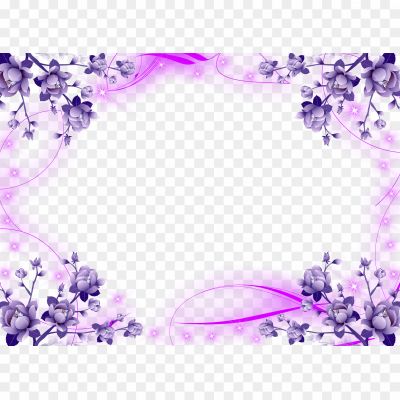 Vector-Square-Flower-Border-Frame-PNG-Photos-Pngsource-9ICD14KH.png