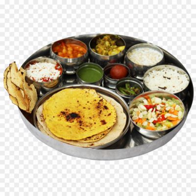 Bhojan Thali, Indian Cuisine, Traditional, Meal, Plate, Platter, Vegetarian, Assortment, Variety, Flavors, Balanced, Wholesome, Rice, Bread, Lentils, Vegetables, Curries, Pickles, Chutneys, Yogurt, Dessert, Cultural, Dining, Indian Thali