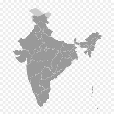 India Map Clip Art Png Transparent Image_png_80QQ803G - Pngsource