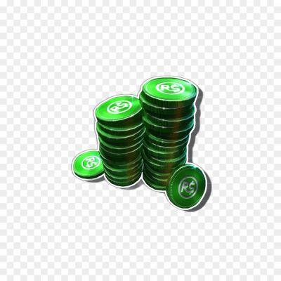 Robux Coin No Background Isolated Image PNG - Pngsource